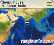 deepu house satellite map