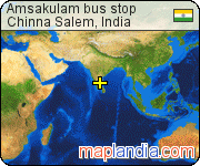 Amsakulam bus stop satellite map