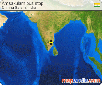 Amsakulam bus stop satellite map