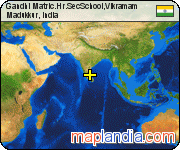 Gandhi Matric.Hr.SecSchool,Vikramam satellite map