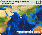 Sri Pidariamman Temple, Vikramam satellite map