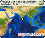 Kalyana Odai Canal at Vikramam satellite map
