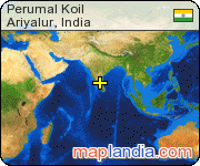 Perumal Koil satellite map