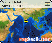 Maruti Hotel satellite map