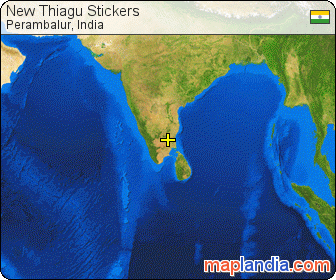 New Thiagu Stickers satellite map