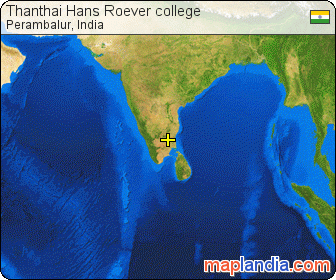 Thanthai Hans Roever college satellite map
