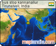 bus stop kannanallur satellite map