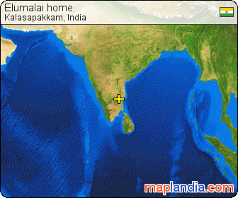 Elumalai home satellite map