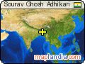 Sourav Ghosh Adhikari satellite map