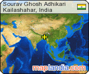 Sourav Ghosh Adhikari satellite map