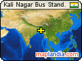 Kali Nagar Bus Stand. satellite map