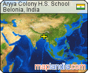 Aryya Colony H.S. School satellite map