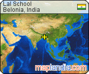Lal School satellite map