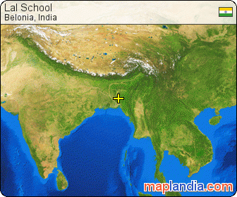 Lal School satellite map