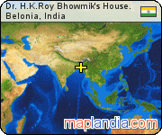 Dr. H.K.Roy Bhowmik's House. satellite map