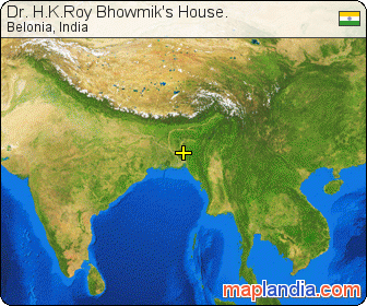 Dr. H.K.Roy Bhowmik's House. satellite map