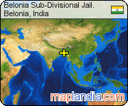 Belonia Sub-Divisional Jail. satellite map