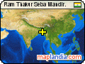 Ram Thakur Seba Mandir. satellite map