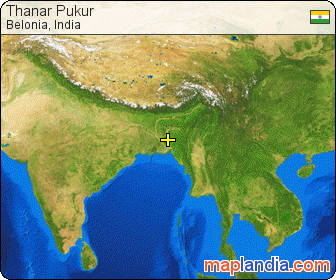 Thanar Pukur satellite map