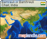 Bamrauli or Bamhrauli satellite map