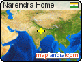 Narendra Home satellite map