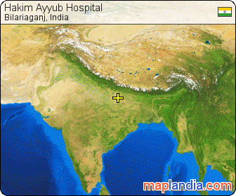 Hakim Ayyub Hospital satellite map