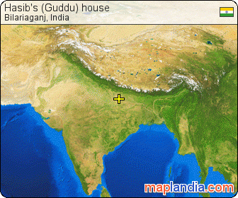 Hasib's (Guddu) house satellite map