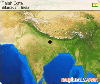 Falah Gate satellite map
