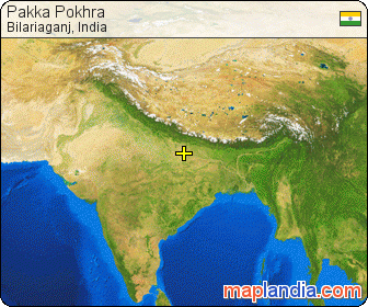 Pakka Pokhra satellite map