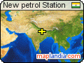 New petrol Station satellite map