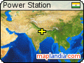 Power Station satellite map