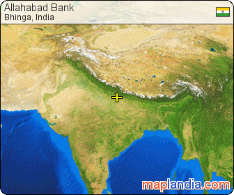 Allahabad Bank satellite map