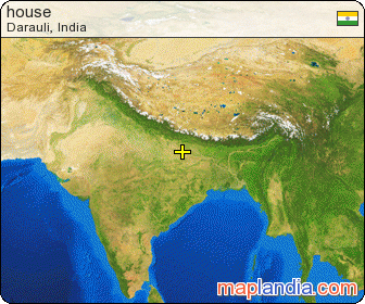 house satellite map