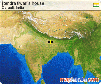 jitendra tiwari's house satellite map