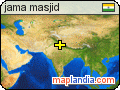 jama masjid satellite map