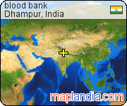 blood bank satellite map