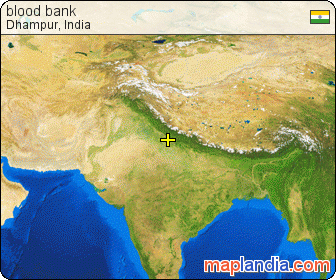 blood bank satellite map