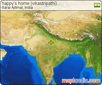 happy's home (vikastripathi)... satellite map