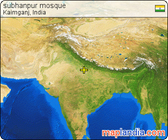 subhanpur mosque satellite map