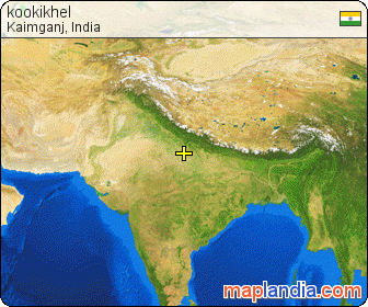 kookikhel satellite map