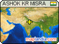ASHOK KR MISRA satellite map