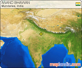 ANAND BHAWAN satellite map