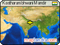 Kastharani bhwani Mandir satellite map