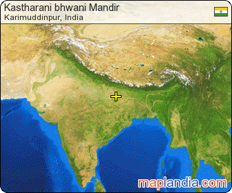 Kastharani bhwani Mandir satellite map