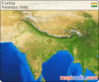 Konhia satellite map