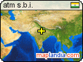 atm s.b.i. satellite map