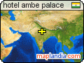 hotel ambe palace satellite map