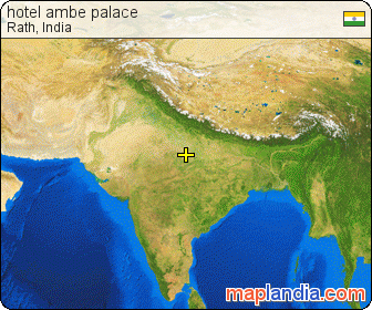 hotel ambe palace satellite map