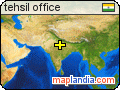 tehsil office satellite map