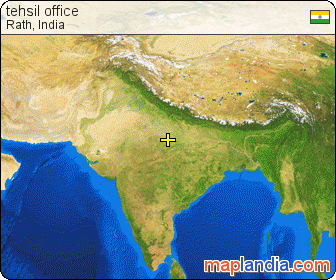 tehsil office satellite map